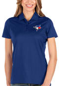 Toronto Blue Jays Womens Antigua Balance Polo Shirt - Blue