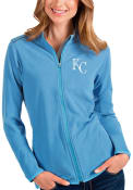 Kansas City Royals Womens Antigua Glacier Light Weight Jacket - Blue