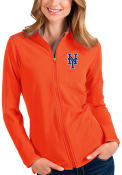 New York Mets Womens Antigua Glacier Light Weight Jacket - Orange