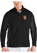 New York Mets Antigua Passage Medium Weight Jacket - Black
