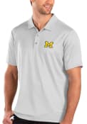 Michigan Wolverines Antigua Balance Polo Shirt - White
