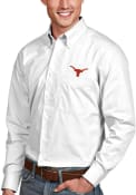 Texas Longhorns Antigua Dynasty Dress Shirt - White