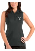Kansas City Royals Womens Antigua Tribute Sleeveless Tank Top - Grey