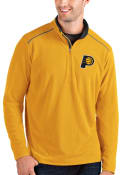 Indiana Pacers Antigua Glacier 1/4 Zip Pullover - Gold