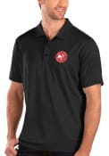 Atlanta Hawks Antigua Balance Polo Shirt - Black