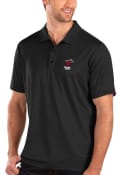 Miami Heat Antigua Balance Polo Shirt - Black