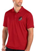 Portland Trail Blazers Antigua Balance Polo Shirt - Red