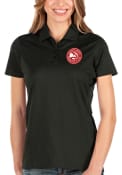 Atlanta Hawks Womens Antigua Balance Polo Shirt - Black