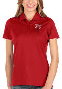 Chicago Bulls Womens Antigua Balance Polo Shirt - Red