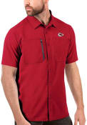 Kansas City Chiefs Antigua Kickoff Dress Shirt - Red