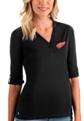Detroit Red Wings Womens Antigua Accolade T-Shirt - Black