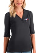 Toronto Blue Jays Womens Antigua Accolade T-Shirt - Grey
