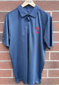 Cleveland Indians Antigua Balance Polo Shirt - Navy Blue
