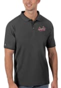 St Louis Cardinals Antigua Legacy Pique Polo Shirt - Grey