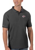 Kansas City Chiefs Antigua Legacy Pique Polo Shirt - Black