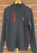 Cleveland Indians Antigua Generation 1/4 Zip Pullover - Navy Blue
