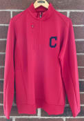 Cleveland Indians Antigua Generation 1/4 Zip Pullover - Red