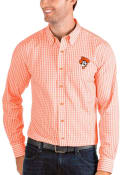 Oklahoma State Cowboys Antigua Structure Dress Shirt - Orange