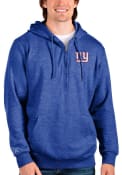 New York Giants Antigua Action Hooded Sweatshirt - Blue