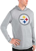 Pittsburgh Steelers Antigua Boost Hooded Sweatshirt - Grey