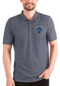 Sporting Kansas City Antigua ESTEEM Polo Shirt - Navy Blue