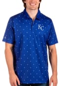 Kansas City Royals Antigua MAJOR Polo Shirt - Blue