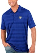 Grand Valley State Lakers Antigua Compass Tonal Stripe Polo Shirt - Blue