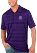 Northwestern Wildcats Antigua Compass Tonal Stripe Polo Shirt - Purple