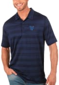 Villanova Wildcats Antigua Compass Tonal Stripe Polo Shirt - Navy Blue