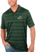 Wright State Raiders Antigua Compass Tonal Stripe Polo Shirt - Green