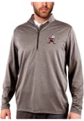 Cleveland Browns Antigua Rally 2.0 1/4 Zip Pullover - Brown