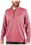 Detroit Red Wings Antigua Rally 2.0 1/4 Zip Pullover - Red