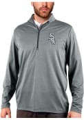 Chicago White Sox Antigua Rally 2.0 1/4 Zip Pullover - Charcoal