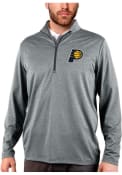 Indiana Pacers Antigua Rally 2.0 1/4 Zip Pullover - Charcoal