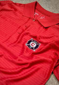 Chicago Fire Antigua Illusion Polo Shirt - Red
