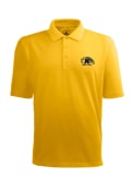 Kent State Golden Flashes Antigua Pique Polo Shirt - Gold
