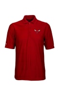 Antigua Chicago Bulls Red Illusion Short Sleeve Polo Shirt