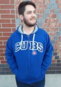 Chicago Cubs Antigua Victory Full Zip Jacket - Blue