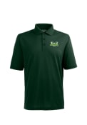 Antigua Wayne State Warriors Green Pique Xtra-Lite Short Sleeve Polo Shirt