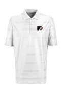 Antigua Philadelphia Flyers White Illusion Short Sleeve Polo Shirt