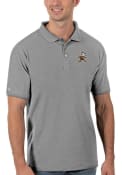 Cleveland Browns Antigua Legacy Pique Polo Shirt - Grey