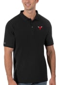 Chicago Bulls Antigua Legacy Pique Polo Shirt - Black