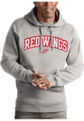 Detroit Red Wings Antigua Victory Hooded Sweatshirt - Grey