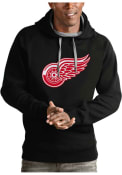 Detroit Red Wings Antigua Victory Hooded Sweatshirt - Black