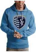 Sporting Kansas City Antigua Victory Hooded Sweatshirt - Light Blue