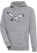 Philadelphia Eagles Antigua Victory Hooded Sweatshirt - Grey