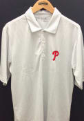 Philadelphia Phillies Antigua Quest Polo Shirt - White
