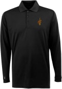 Antigua Cleveland Cavaliers Black Exceed Polo