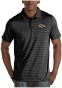 Baltimore Ravens Antigua Quest Polo Shirt - Black