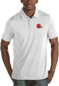 Cleveland Browns Antigua Quest Polo Shirt - White